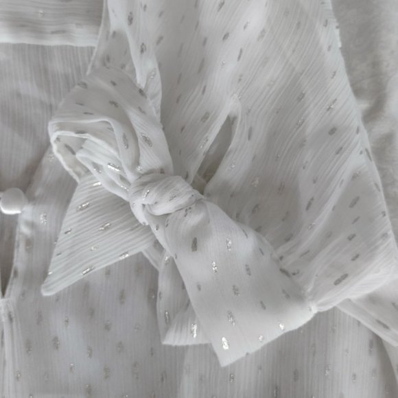 Vintage Guess Short Sleeve Sheer Blouse - Picture 4 of 4